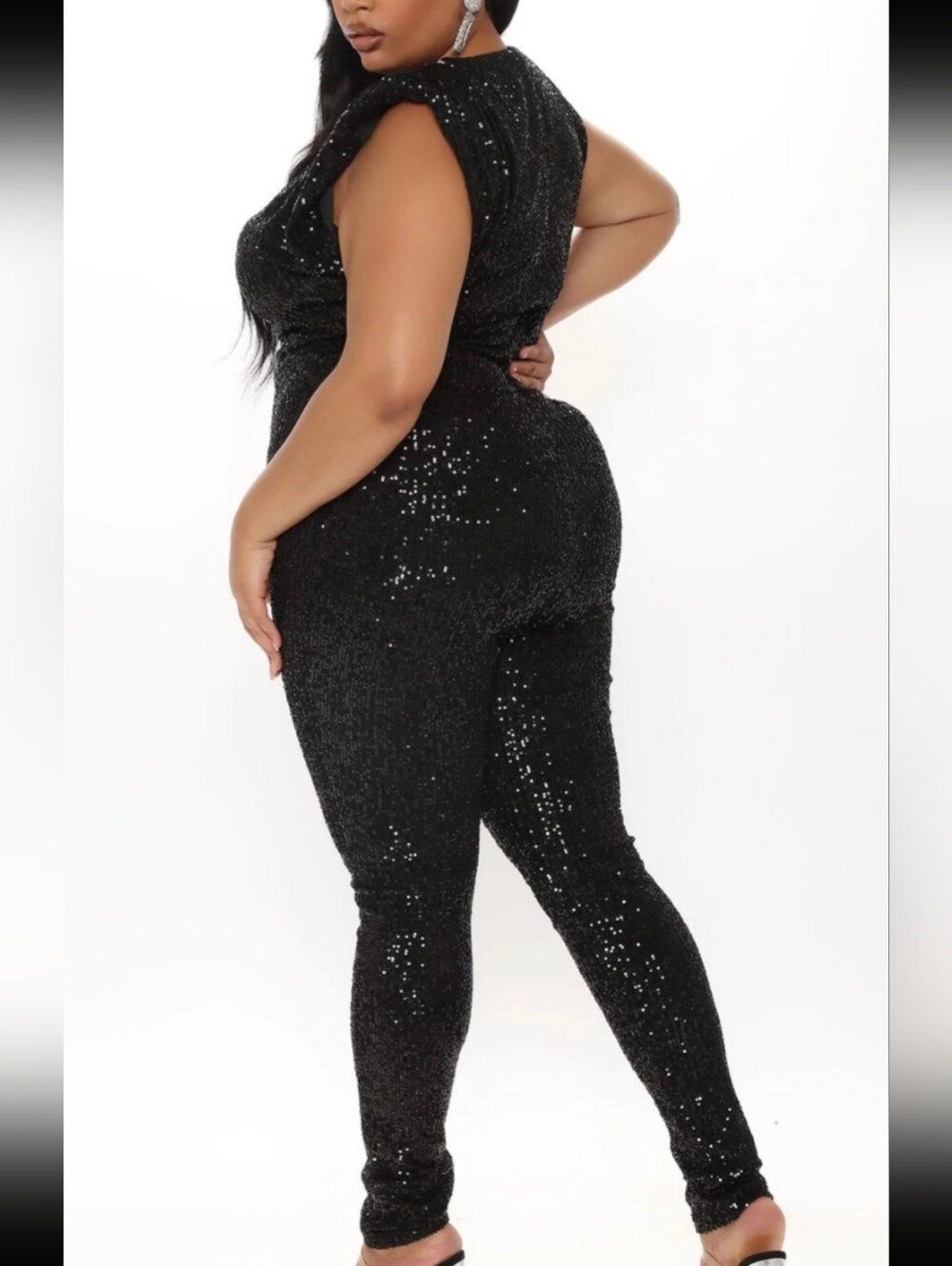 Sequin Jumpsuit - Picture 2 of 3